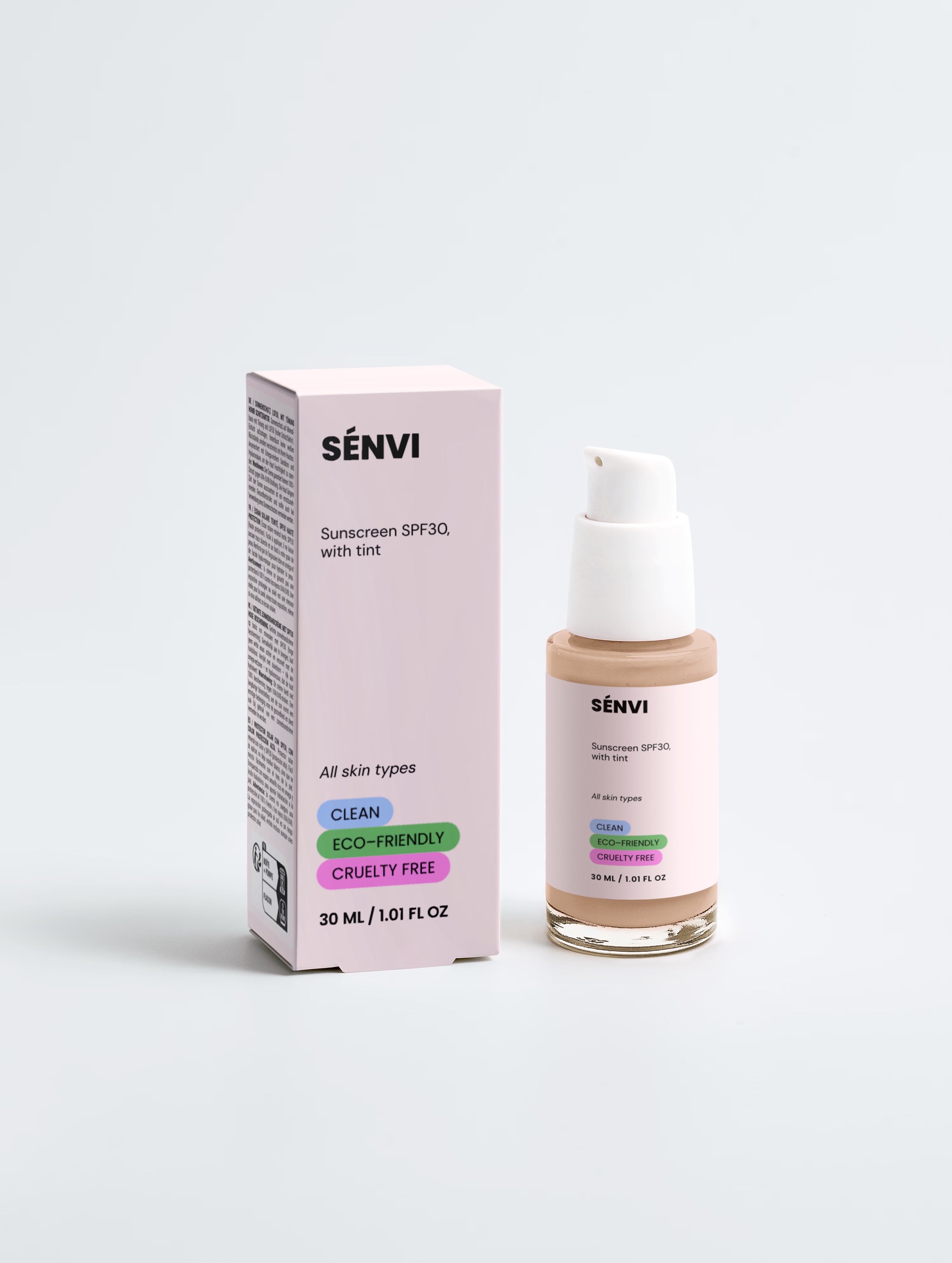 Sunscreen SPF30, with tint
