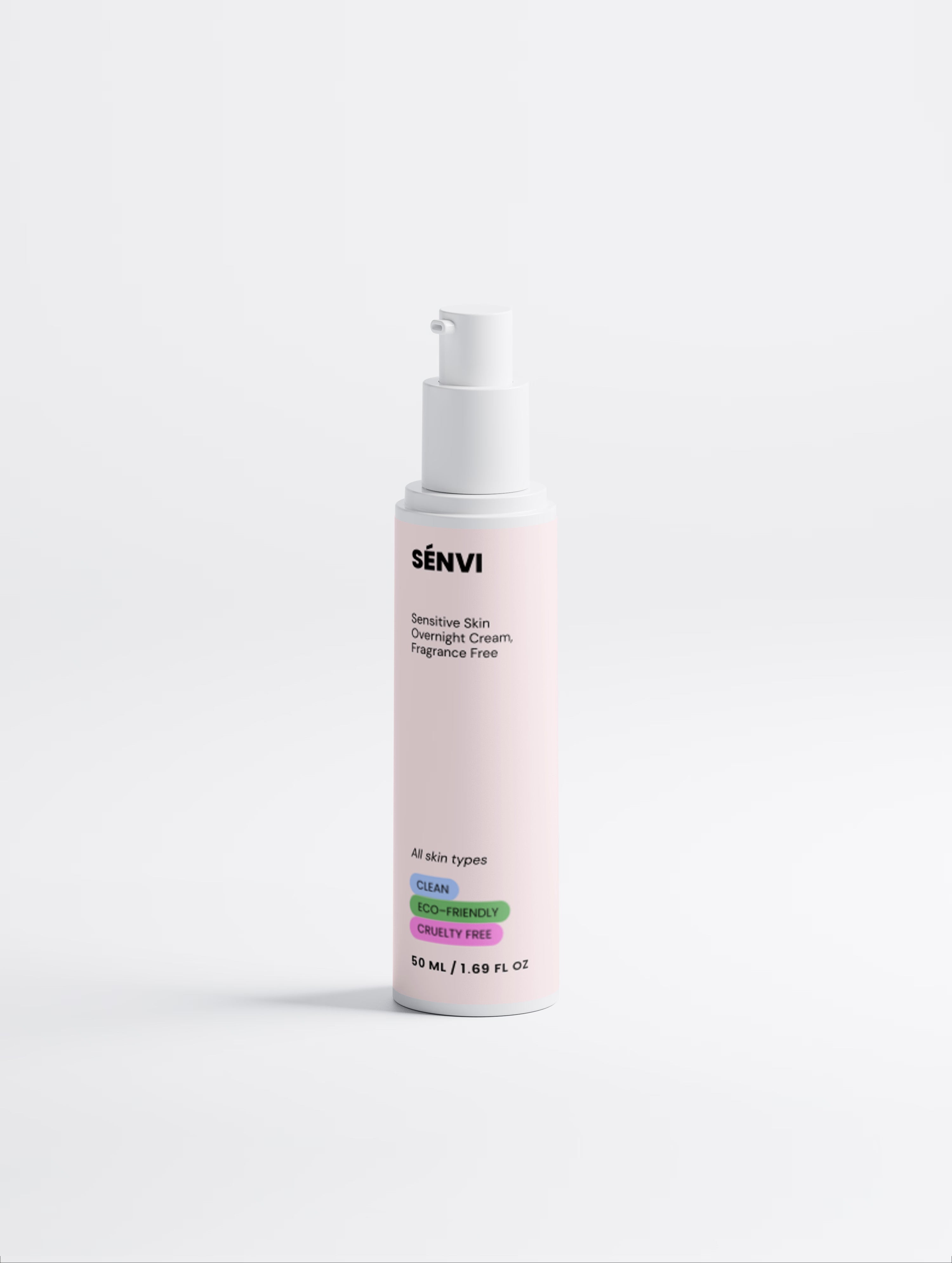 Sensitive Skin Overnight Cream, Fragrance Free